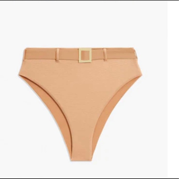 We Wore What Emily Belted High Wasted Bikini Bottoms - Picture 13 of 13